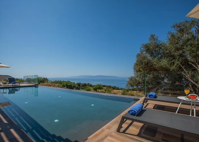 Brand New Villa Lefka With Private Pool At Platies