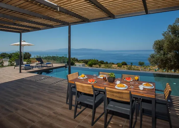 Brand New Villa Lefka With Private Pool At Platies
